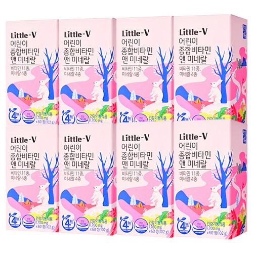 비타민하우스 리틀브이 어린이 종합비타민앤미네랄, 8병, 102g 72,090원
