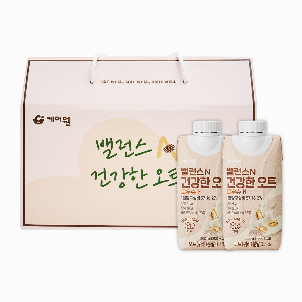 케어웰 밸런스N 건강한 오트 선물세트 균형영양식, 3.6L, 1세트 33,600원