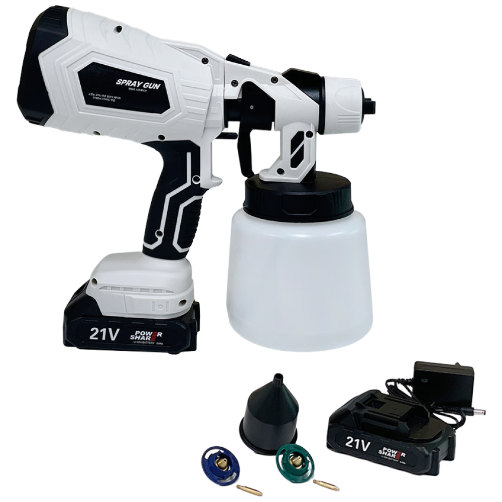 엔플로 페인트 스프레이건 무선 분사기 후끼 도장기 전동 38,000원