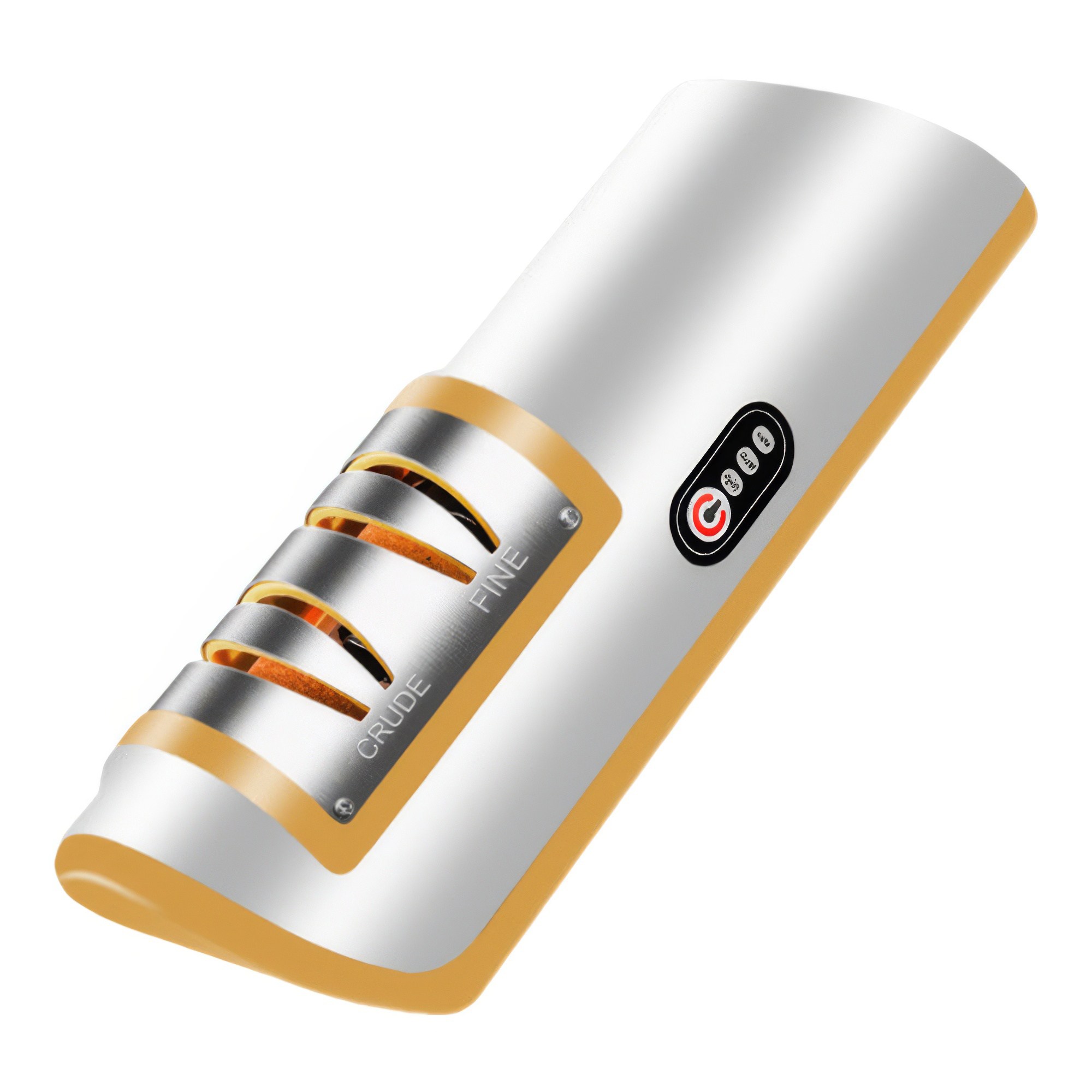 RUN기술 3초 초고속 전동 칼갈이 2단 조절 USB충전 가정용 업소용 야외용 휴대용 숫돌 주방용품 가위 다용도, 옐로우, 1개 28,820원