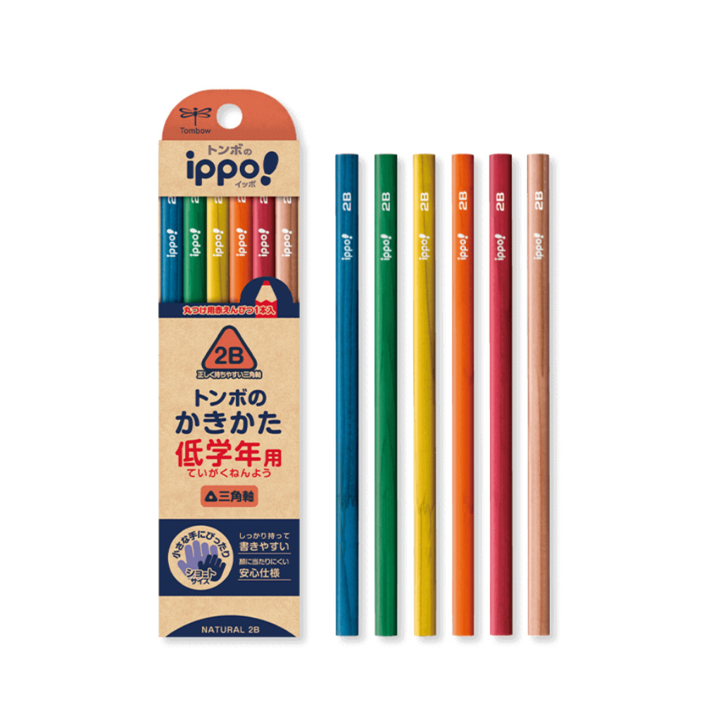 [일본 직수입] 톰보 ippo 2B 삼각 연필 부드러운 필기감, 필사용 추천 Tombow 잠자리연필, 1박스, 현재가 16,800원