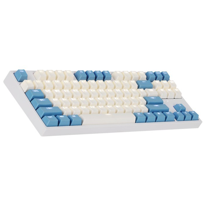 COX CK87 게이트론 LED 게이밍 기계식 키보드 (크림블루, 갈축) 49,000원