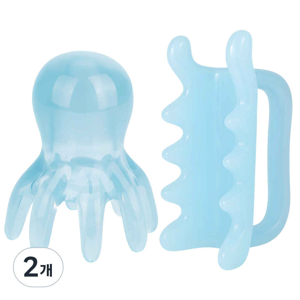 로제브 두피 괄사 마사지기 바디 승모근, 루미나 블루, 2개 12,800원