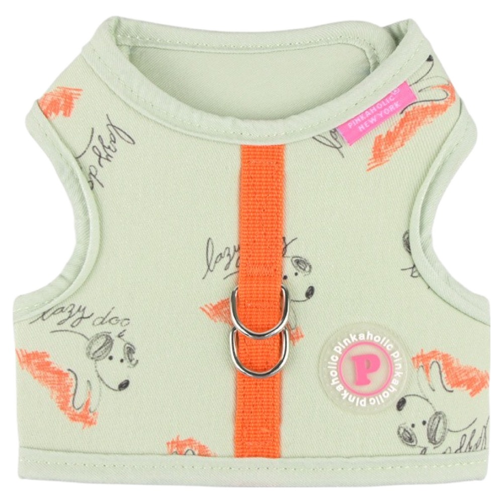핑카홀릭 반려동물 키키 레이지독 입히기 편한 찍찍이 하네스 HJ7920, 라이트라임, 1개 23,000원