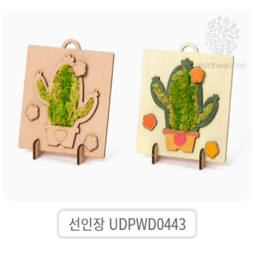 공예야 놀자 민화샵만들기 공예재료 모스액자, 1개, 선인장 UDPWD0443 2,200원
