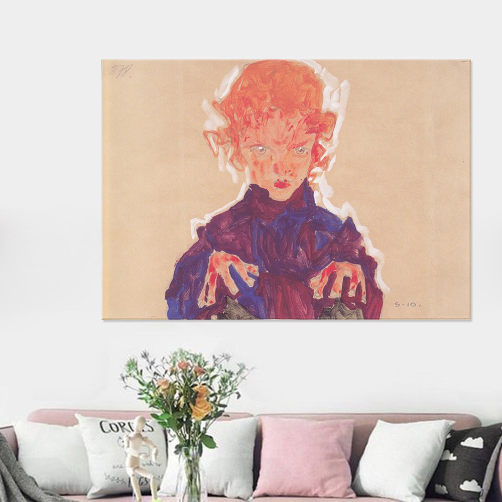 에곤 쉴레 그림 명화 예쁜 캔버스 액자 68,000원