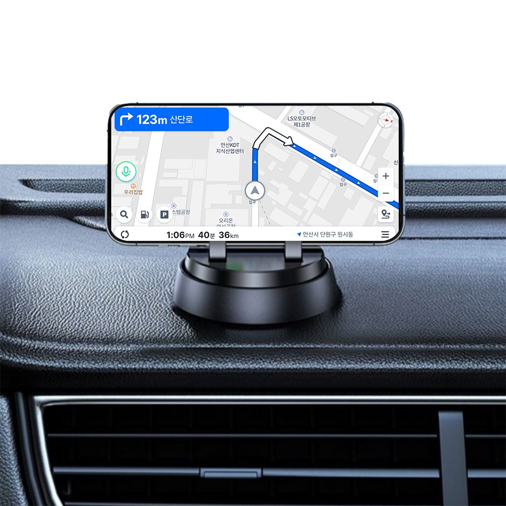에이덤스 차량용 핸드폰 거치대 대쉬보드 거치형 휴대폰 스마트폰, 블랙, 1개 13,880원