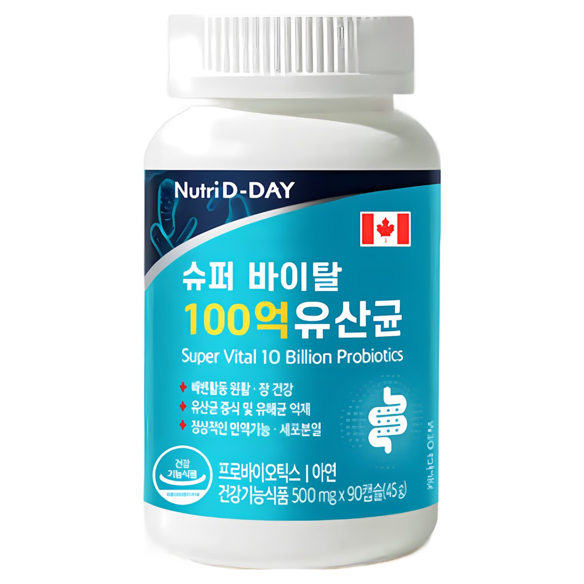 뉴트리디데이 슈퍼 바이탈 100억 유산균, 90정, 1개 24,890원