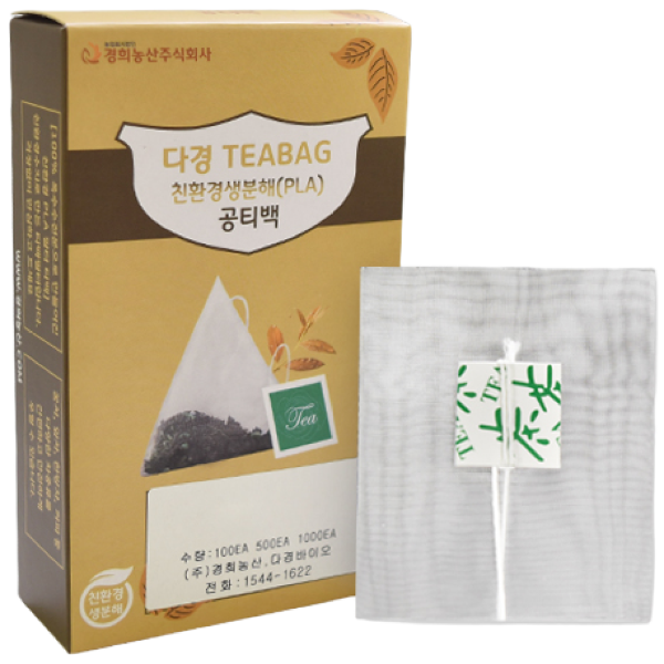 PLA공티백 생분해공티백 티백주머니 100매 국산, 100개, 27-2번녹색태그-생분해메쉬필터(대) 7,300원