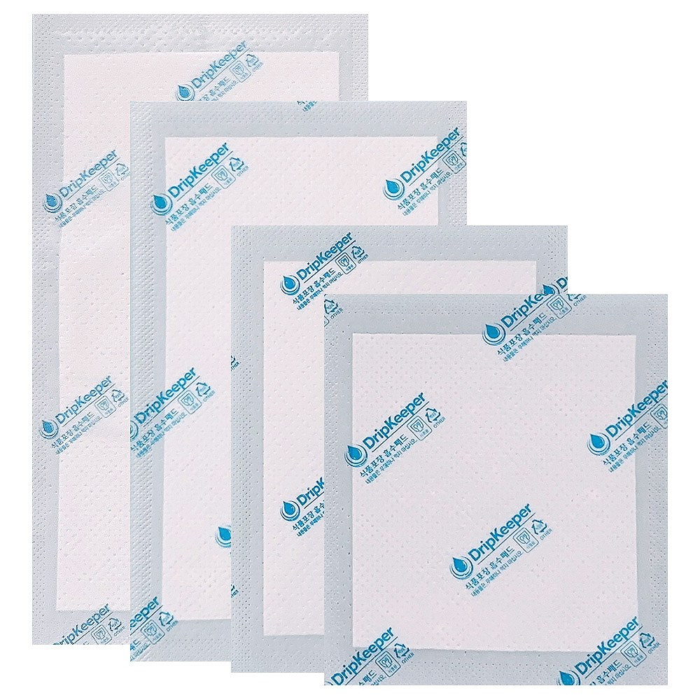 국내생산 흡수패드 정육점 고기포장 핏물제거 미트페이퍼 드립키퍼, 300개 26,500원