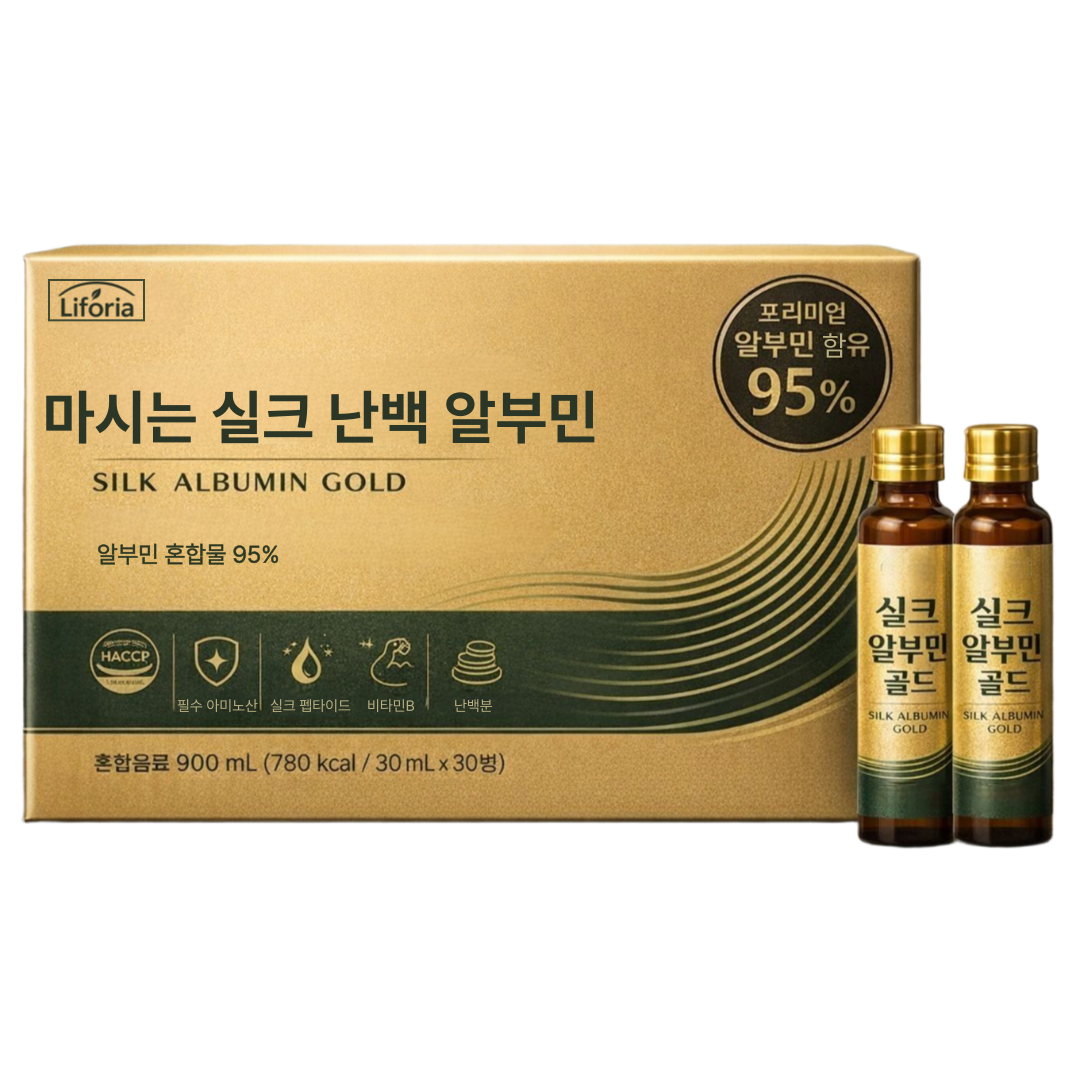 리포리아 마시는 실크 난백 알부민 식약청인증받은상품 [6개 구매 시 리포좀 알부민 킹 스틱 증정], 1박스, 30회분 96,900원