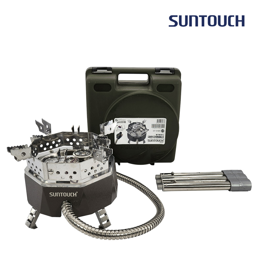 썬터치 고화력 캠핑버너 4구 강염버너 그리들버너, 바람막이팔각, ST-DS8C 49,900원