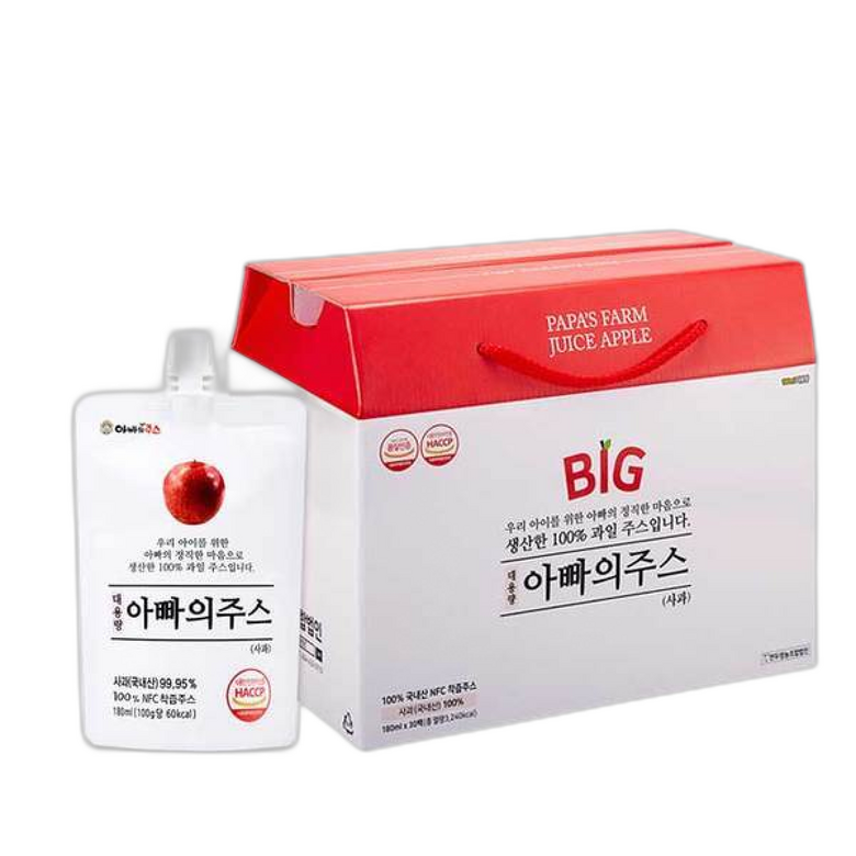 연두팜 돌려따는) BIG 대용량 아빠의주스 사과즙 한박스 35,400원