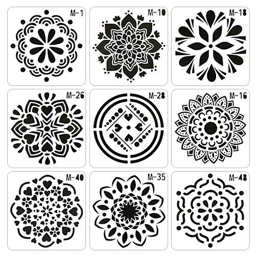 (주)아트인 만다라 스텐실본(48매 세트) 23,000원