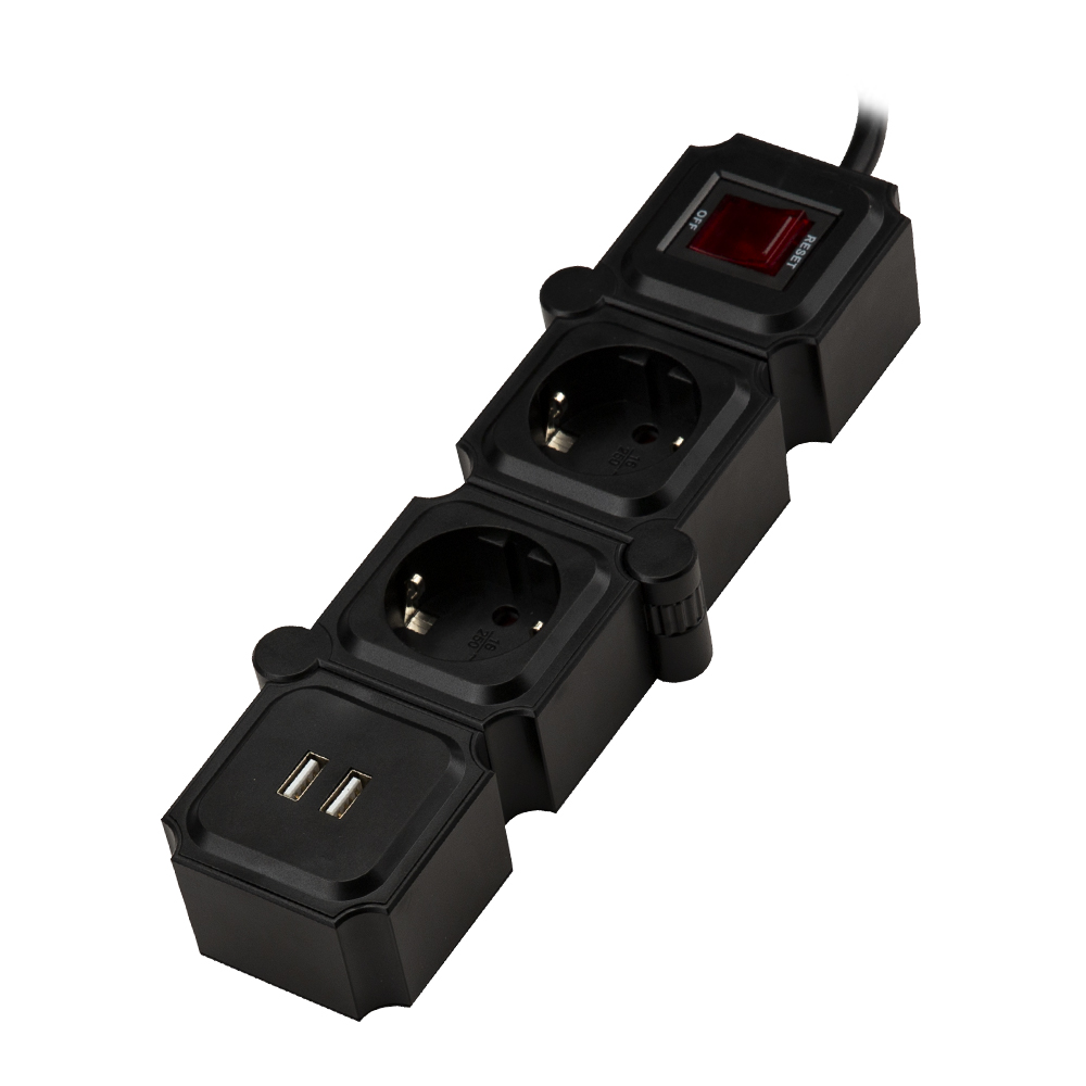 파워존 USB 테트리스 디자인 고용량 멀티탭 2구 3구 4구 5구 35,100원