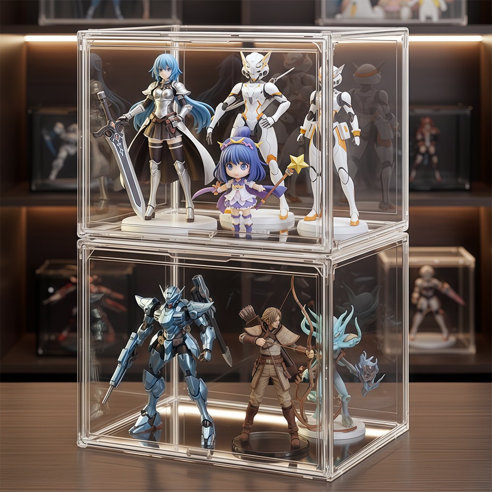 Curious Pony 피규어 장식장 투명 아크릴 케이스 대형 45*33*31.5cm 39,800원