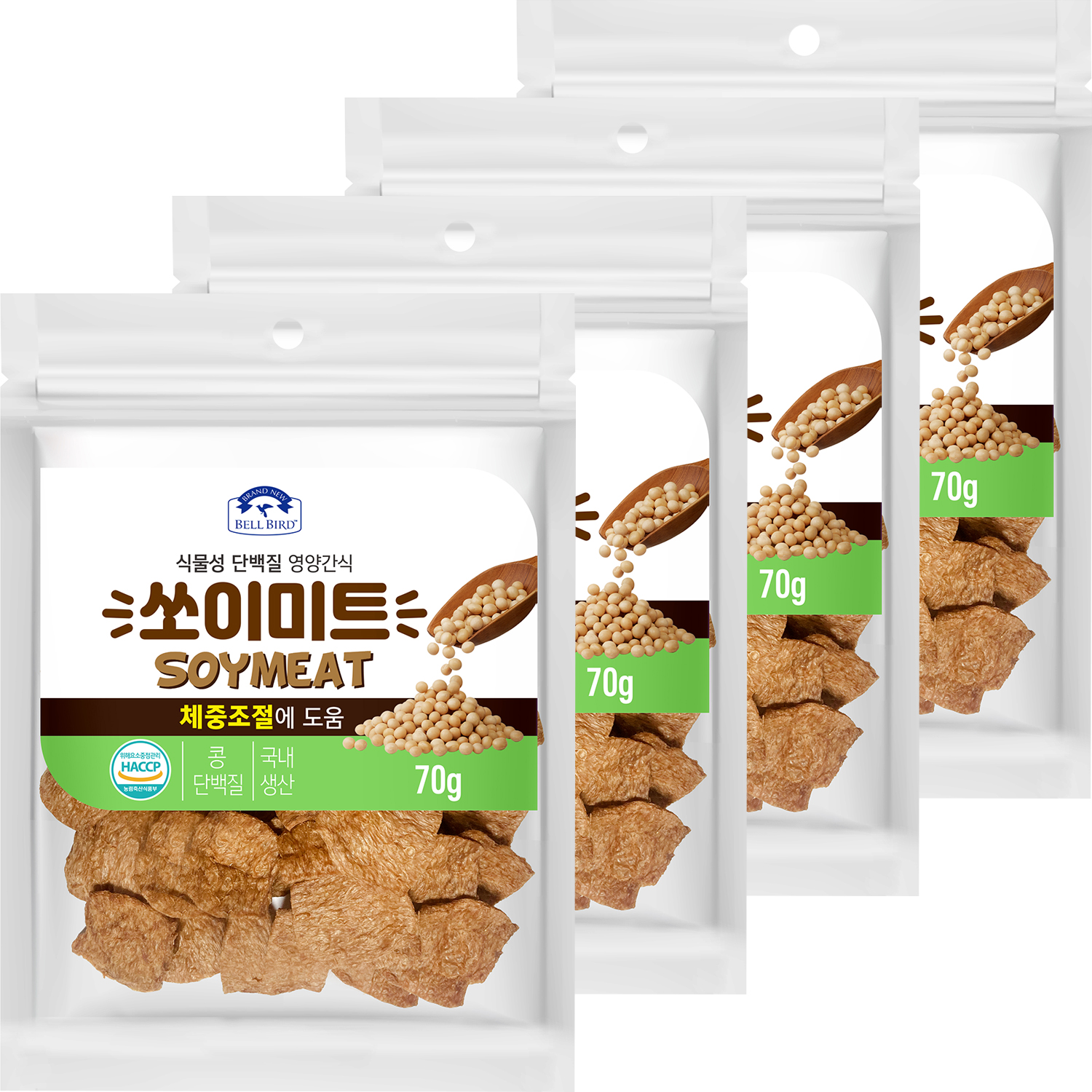벨버드 쏘이미트 피부건강, 혼합맛(콩/고기), 70g, 4개 31,900원