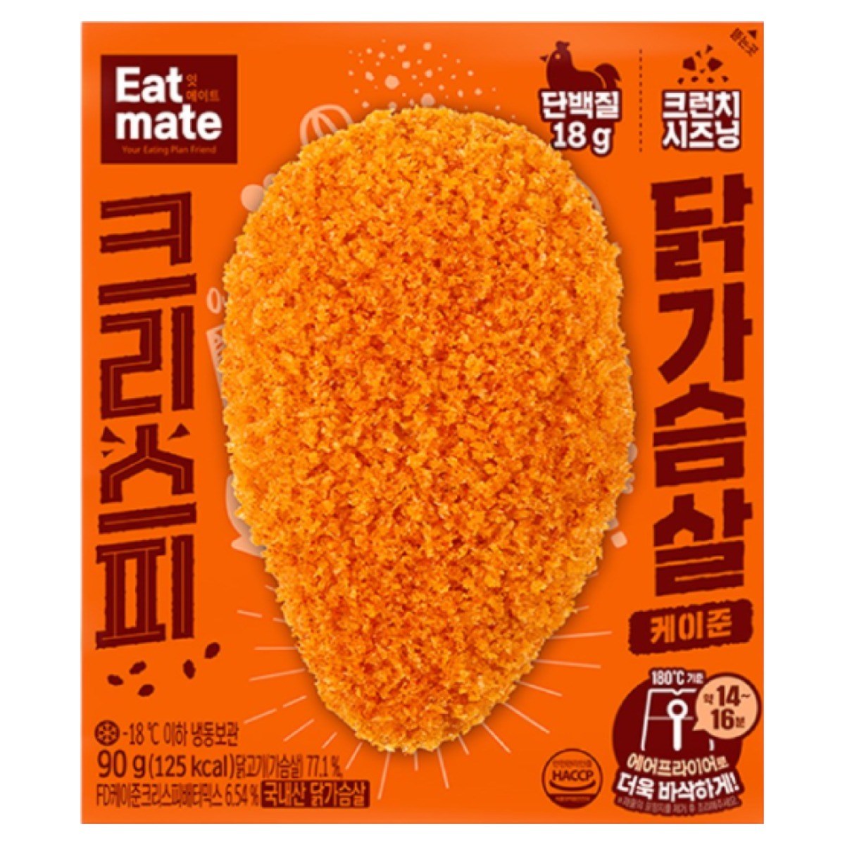 [랭킹닭컴] 잇메이트 크리스피 닭가슴살 케이준, 20개, 90g 50,600원