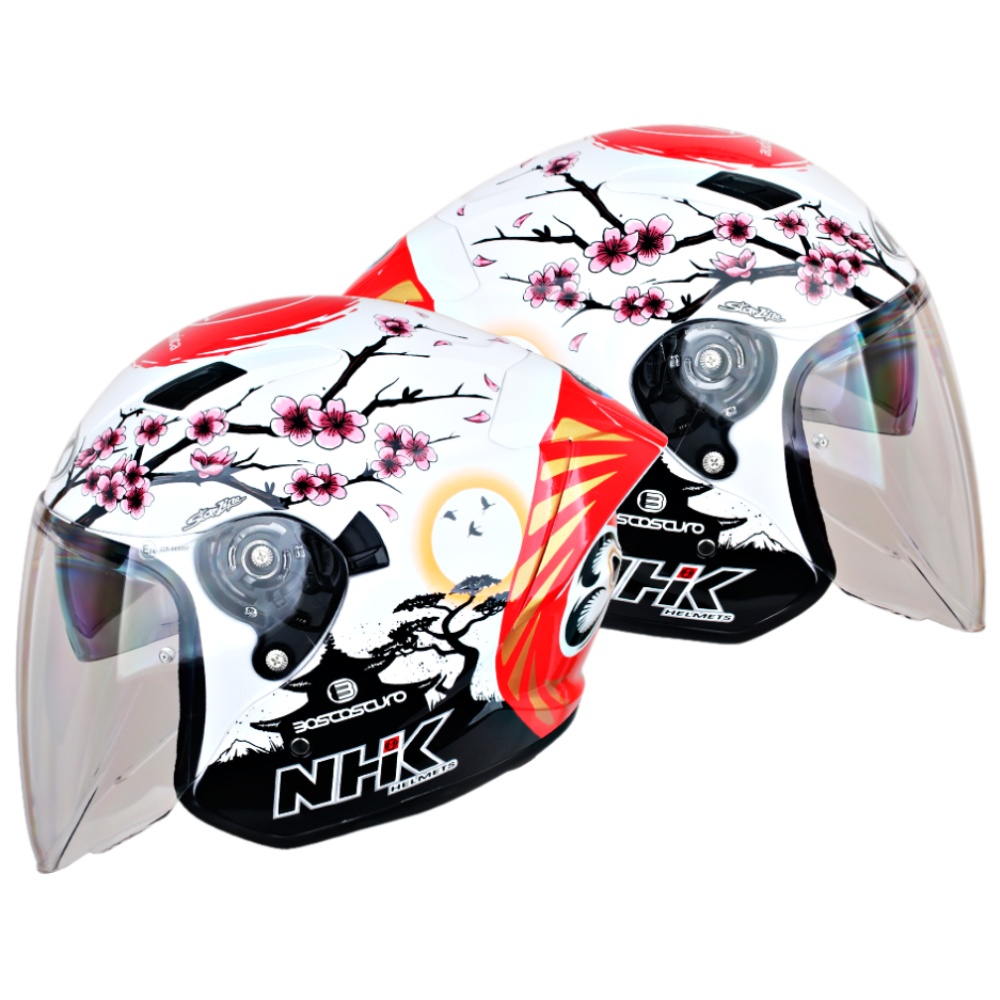 NHK S1 GP PRO 그래픽 시리즈 헬멧 듀얼바이저 오픈 페이스 하이바 오토바이 바이크 닌자 게이샤 137,000원