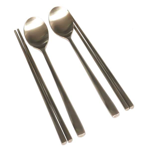 한성유기 유기수저 수저세트 놋수저 2인조, 2개 56,000원