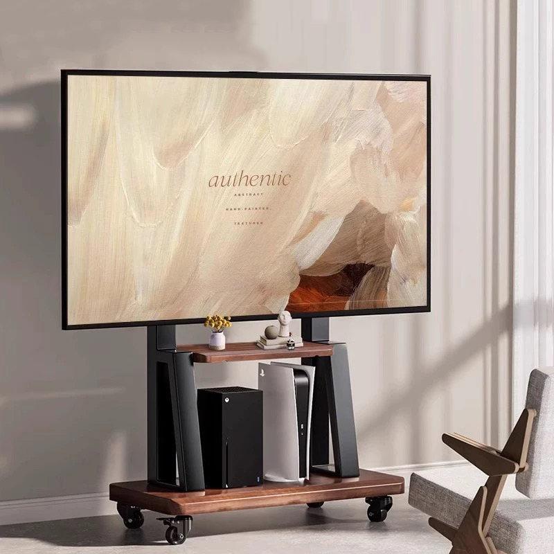 FANOBO 티 비 거 치대 tv거치대 32~75인치 티비스탠드적용 70KG 하중 이동식TV 이동식 tv 거치대, 1개 59,800원