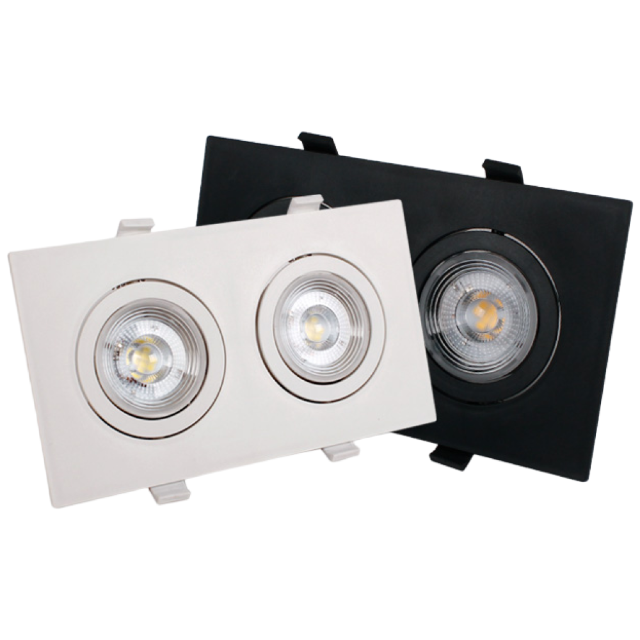 더브라이트 LED 다운라이트 멀티 매입등 2구 MR16 일체형 COB 13W 판넬타입 31,440원