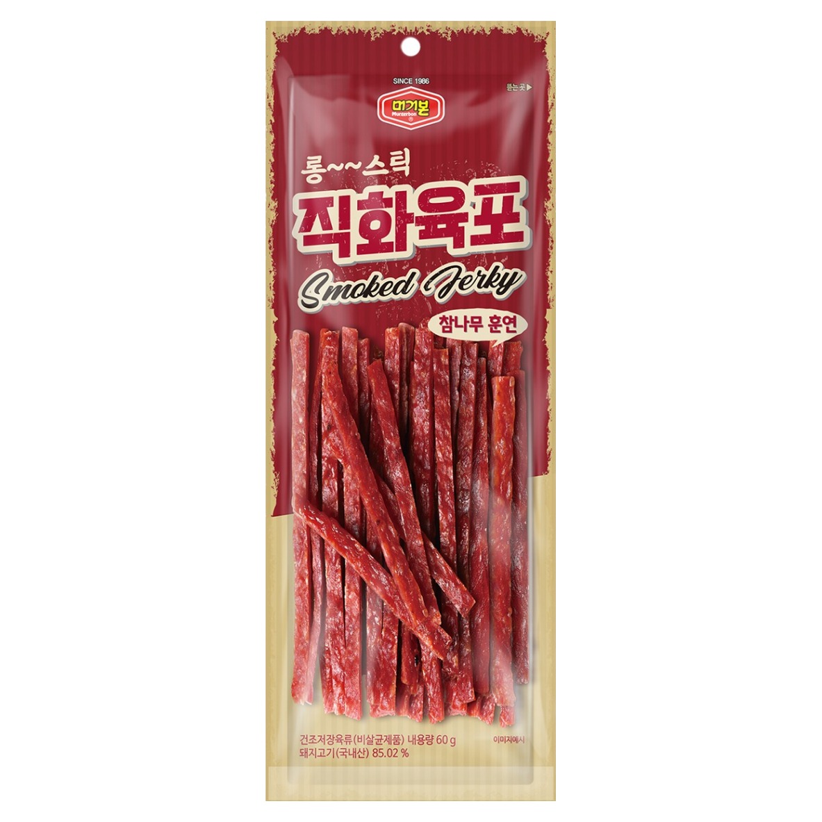 머거본 롱스틱 직화육포, 1개, 60g 5,190원