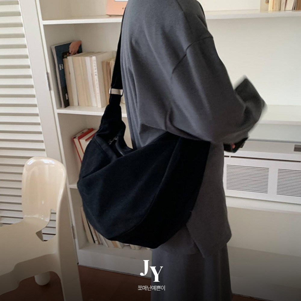 쪼예 빈티지 캔버스 보부상 대용량 빅사이즈 숄더 크로스백 14,310원