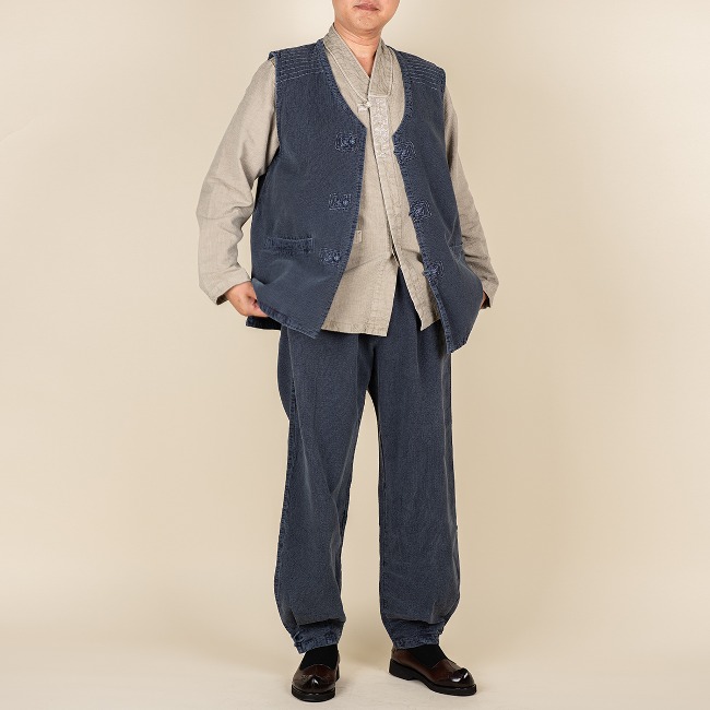 다오네우리옷 남자-피그먼트 도비 3ps(투톤) 생활한복(개량한복) 98,500원