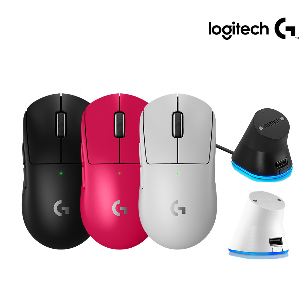 로지텍코리아 G PRO X SUPERLIGHT2 슈퍼라이트2 지슈라2 무선 마우스 + 이메이션 충전독2 차징독2 253,900원
