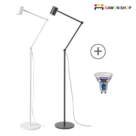 이케아 NYMANE 플로어스탠드와 전구/조명 70,800원