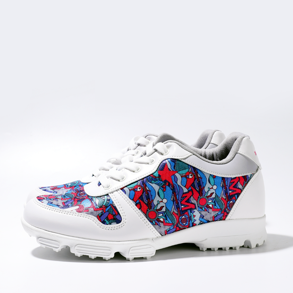 mnx15 여성 키높이 골프화 싱글 스크린 연습용 골프슈즈 가성비 예븐 스팽클 골프운동화 수제 캐디화 실내 피드 스파이크리스 명품 35,900원