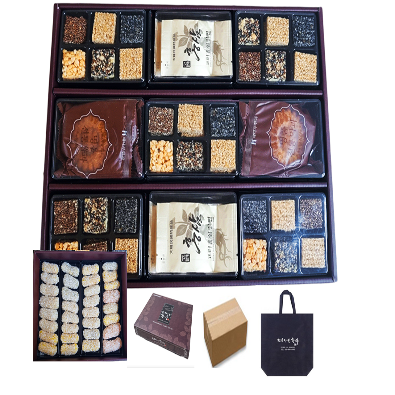 [한옥마을한과]한과선물세트 2단B 1600g 38,850원