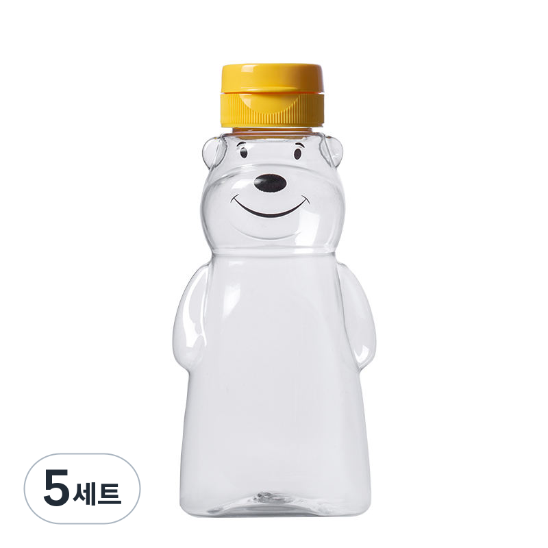 키친코디 꿀통 곰돌이소스통(소) 180ml, 5세트 20,200원