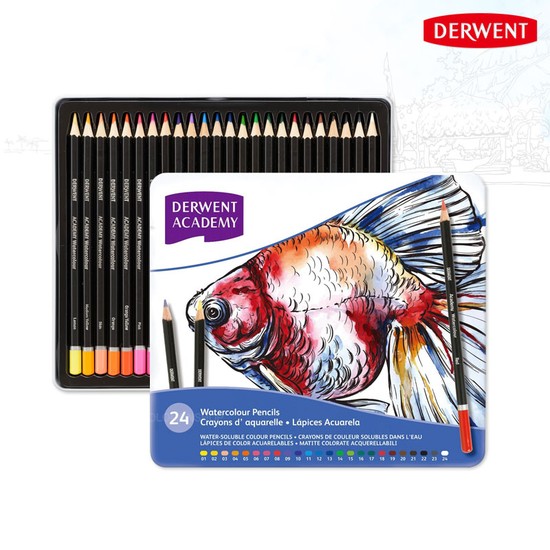더웬트 아카데미 수채색연필 24색 21,830원