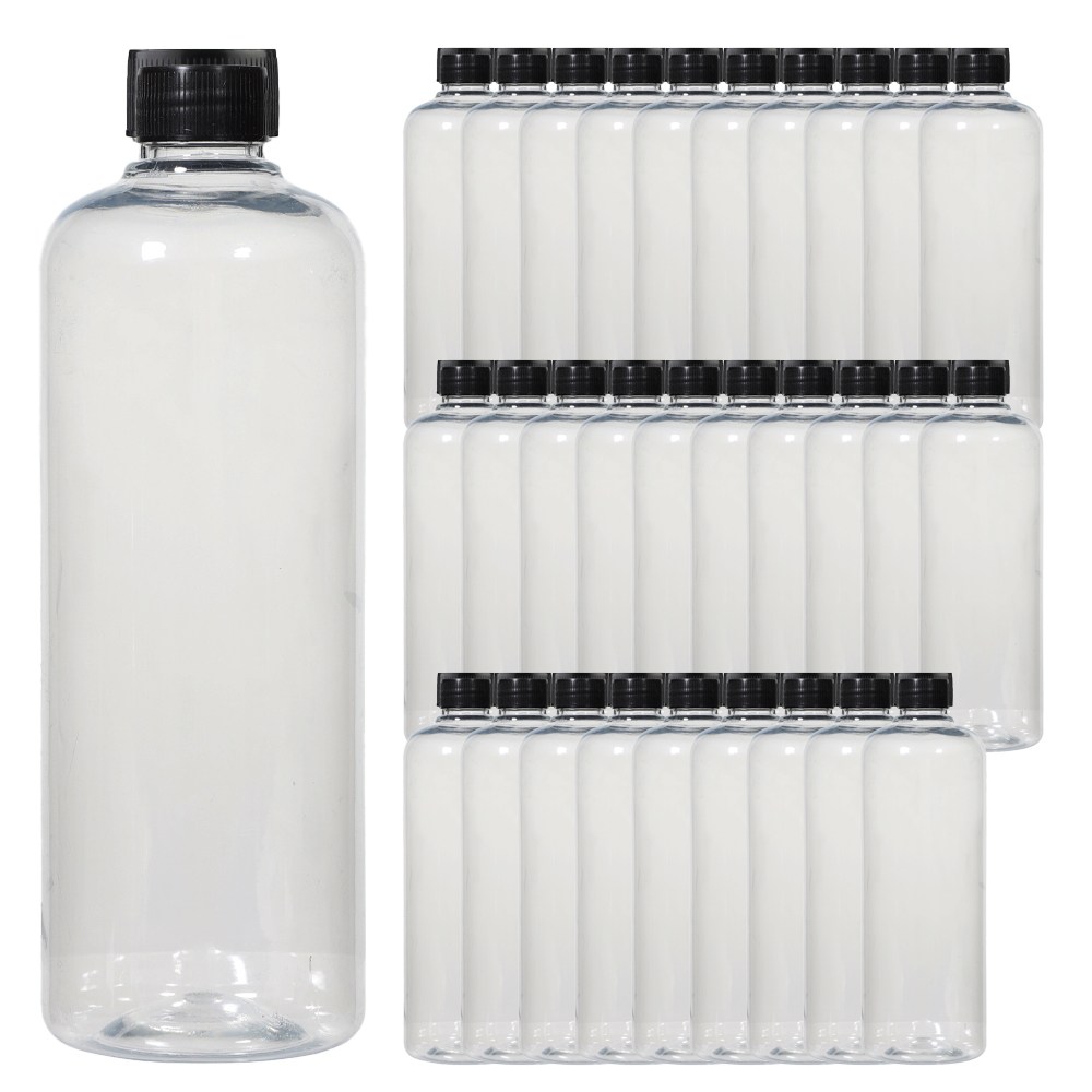 블랙캡 단마개 투명 500ml 30개 플라스틱 공병 소분병 여행 화장품용기, 30개 31,600원