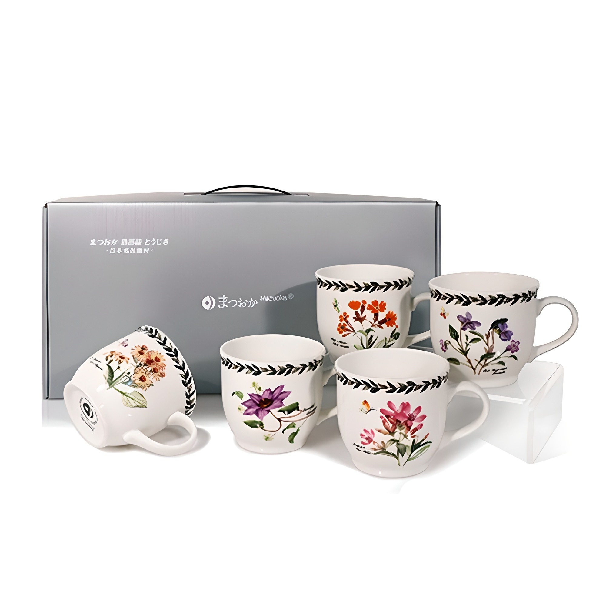 마쯔오카 야생화 머그 5종 선물세트 280ml, 혼합색상, 1세트 30,000원