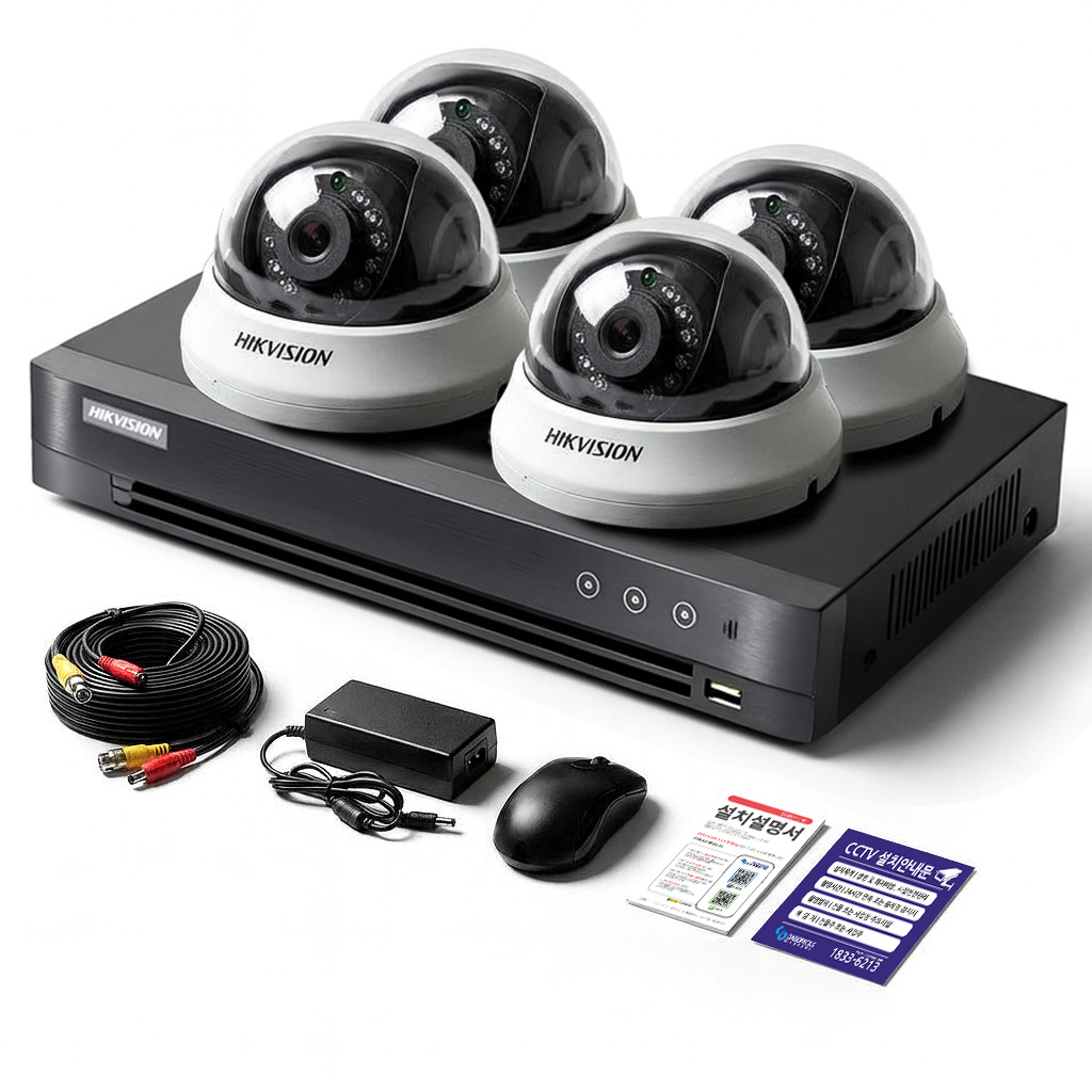 세계1위 하이크비전 200만화소 CCTV 녹화기 풀세트 HDD 1TB 하이박스 포함 보안용 카메라, 1개 218,000원