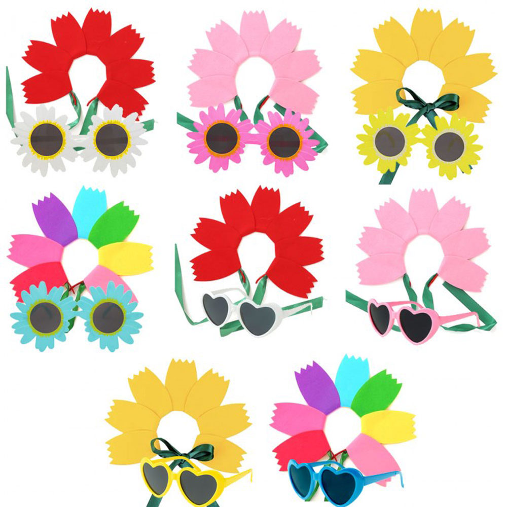 어버이날 스승의 날 카네이션 머리띠 안경 꾸미기 세트 기념일 이벤트 7,900원