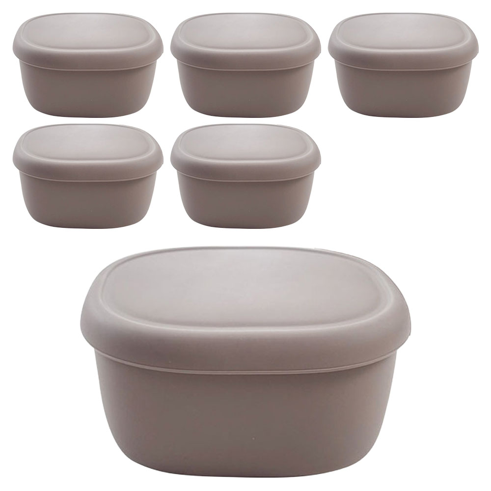 실리팟 국내 실리콘 밀폐용기 소 103 x 80 x 50 mm, 6개, 단품 37,500원