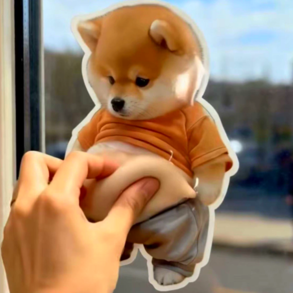 레송 자동차 문콕방지 캐릭터 도어가드 강아지 고양이 4P, 4개, 백수 강아지 9,900원