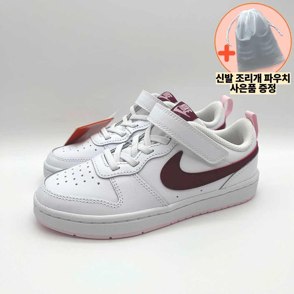 나이키 주니어 운동화 코트버로우2 발편한 가벼운 초등학생 찍찍이 벨크로 어린이 등교화 슈즈파우치증정 58,000원