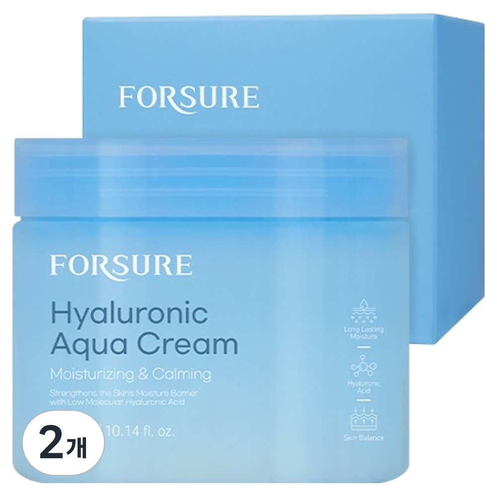 포슈어 히알루로닉 아쿠아 수분 크림, 2개, 300ml 17,420원
