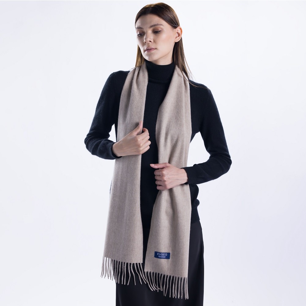 앱섹 EVSEG 남여공용 몽골 캐시미어 100% 머플러 25X180Cm   05-563 89,000원
