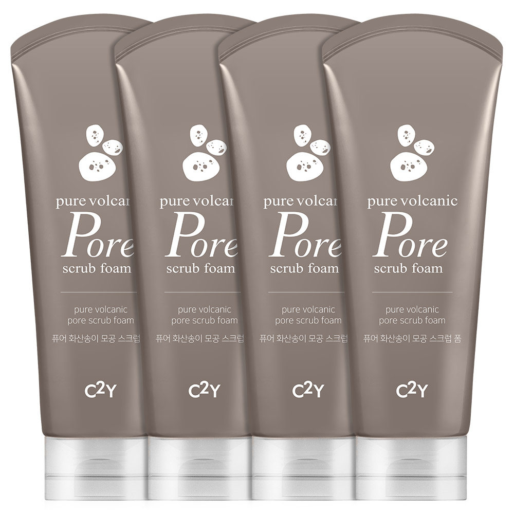 C2Y 퓨어 화산송이 모공 스크럽 폼, 120ml, 4개 12,900원