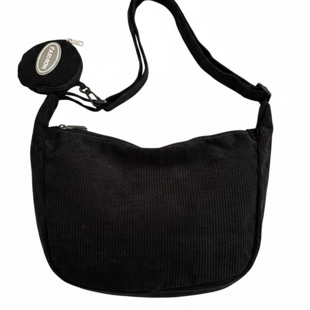 와니니 심플 코듀로이 반달 데일리 크로스백 13,500원