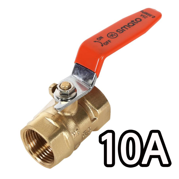 KS인증품 황동 볼밸브 신주 나사 볼 밸브 8A 10A 15A 20A 25A 32A 40A 50A 택1 배관 수도 파이프 밸브 나비밸브 배수 볼코크 콕크 석유 공업용 냉수 온수 3,240원