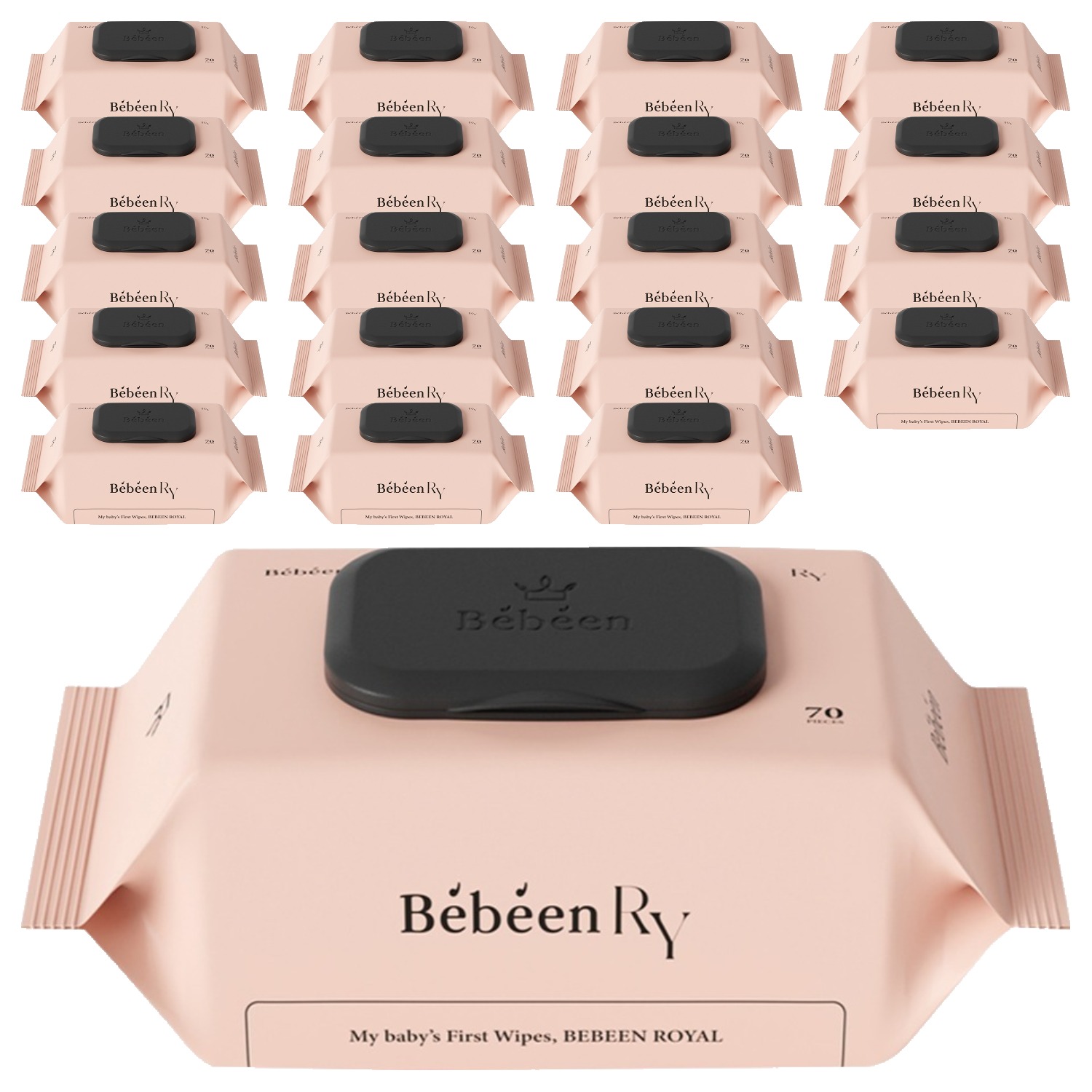 베베앙 로얄 엠보싱 유아물티슈 캡형 24,140원