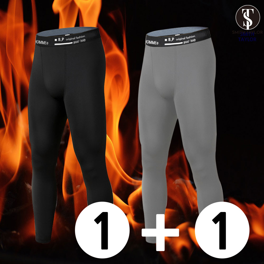 스미스테일러BP 남자 보온 기모 타이즈(2세트 블랙+그레이) 빅사이즈추가 10,900원