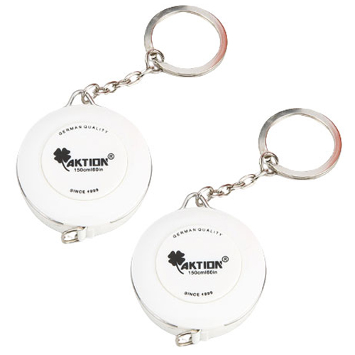 굿프랩 미니 열쇠고리 줄자 화이트, 2개, 150cm 7,900원